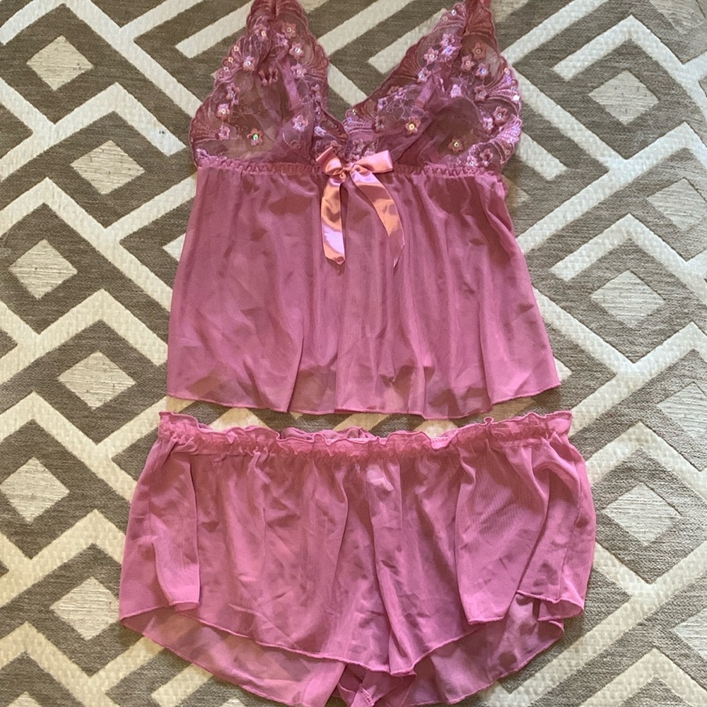 Lingerie 2pc Camo and Shorts set